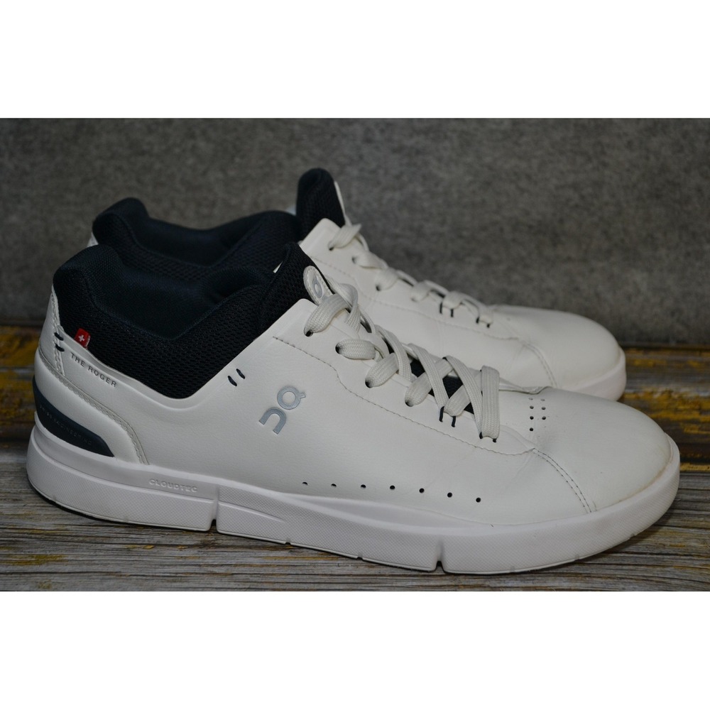 On THE ROGER Shoes Womens 10.5 White Tennis Sneakers CloudTec Advantage 48.99451